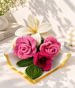 Crochet Flower Bouquet