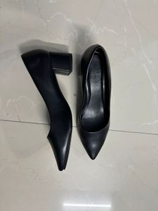 Classic Black Pointed Toe Heels