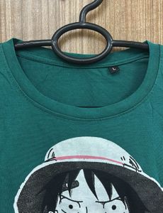 Luffy One Piece Dark Green Tee