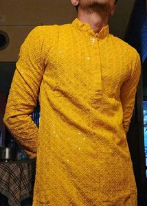 Men's Yellow Kurta