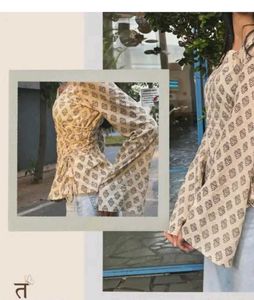 Double Sided Knot Trending Kurti