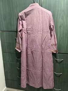 Elegant hand Embroidered Kurta with glass wor