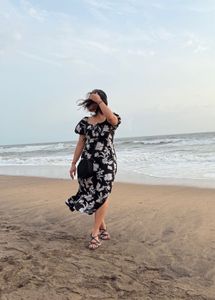 Floral Print Midi Dress