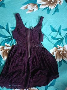 Elegant Lace Fit &amp; Flare Dress