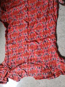 Boho Print Button Down Kurta