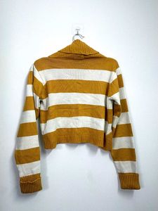 Striped Knit Cardigan