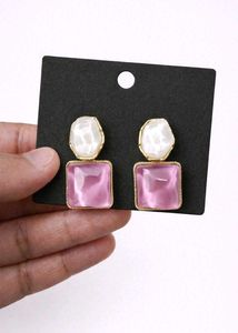 Chic Geometric Drop Earrings