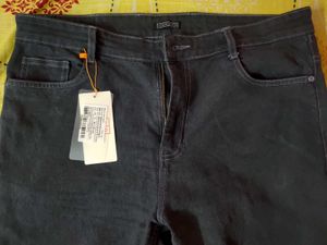 Mens Slim fit Dark Grey Jeans Size 40