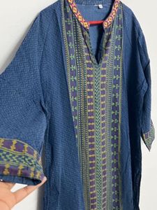 Stylish Blue Printed Kurta