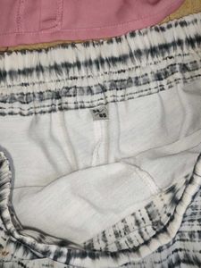 Cute Pink Top &amp; Culottes Set