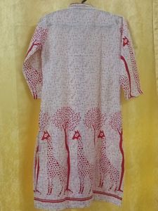 Elegant Printed Cotton Kurta