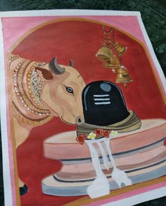 Shiv Nandi Painting