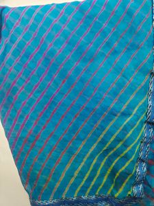 Laheriya Blue Saree