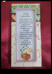 Show peice For Partner Or Fiancee