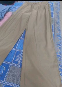 High-Waisted Wide-Leg Trousers