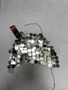 metalic Sparkling Sequin Halter Top