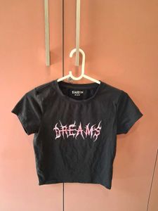 Dream Printed black tshirt