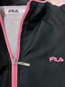 Fila Black &amp; Pink Track Jacket