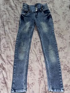 Vintage Wash Flare Jeans