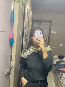 Designer Black Top
