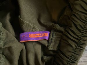 Olive Baggy Cargo Pants