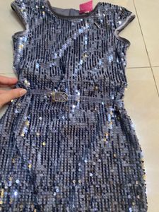 Dark Grey Sequined Dress (5.5 To 6.5)