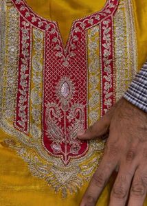 Vibrant Yellow Embroidered Kurta Set