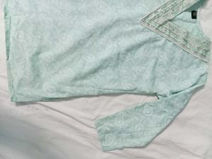 Light green short kurta 💚