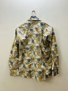 Men's Double Pocket Printed Shirt