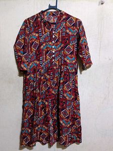 Bohemian Print Cotton Kurta