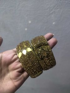 Exquisite Embellished Bangle Set