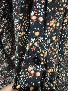 Chic Printed Shirt Dress
