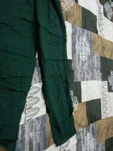 Elegant Green Palazzo Pants