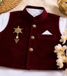 Boys Kurta Set with Nehru Jacket