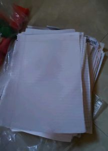 500+ double lined blank pages
