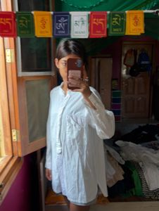 Chic White Oversized Shirt