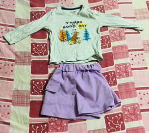 Korean style Cute Kids Outfit Set