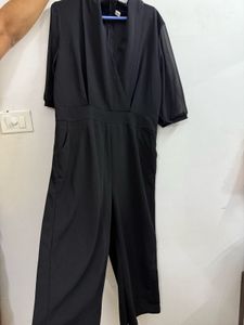 Black Wrap Jumpsuit