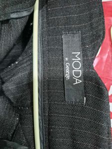 Classic Pinstripe Flared Trousers