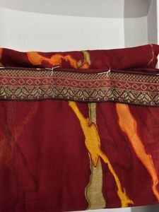 Elegant Maroon Saree(new and unused)