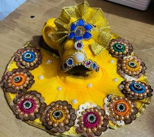 Laddu Gopal Fancy  Pagdi Set Dress Size 2,3,4