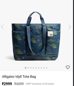Dailyobject Alligator Tote Bag
