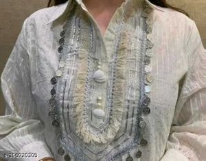 Elegant White Kurti Set