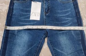Striped Flare Jeans