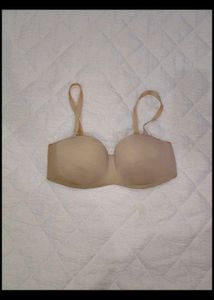seamless Padded Grey Bra