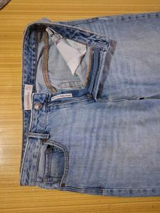 unisex Light blue Wash Wide Leg Jeans
