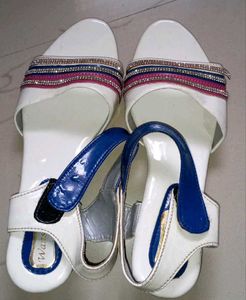 ​Combo of 2 Women's Footwear (White + Gray