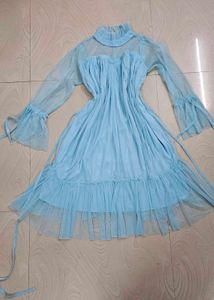 Blue Tulle Dress