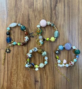 Boho Beaded Charm Bracelets
