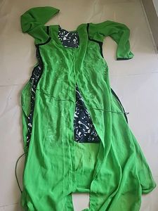 Vibrant Green Ethnic Kurta Set